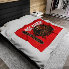 Load image into Gallery viewer, RED Not Be Afraid Velveteen Plush Blanket
