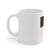 Load image into Gallery viewer, Black, White and Tan Mug - Small 11oz
